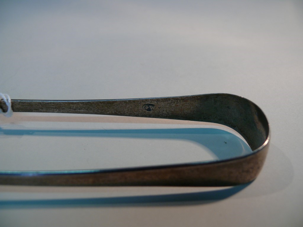 A pair of George III silver sugar tongs, - Image 3 of 3