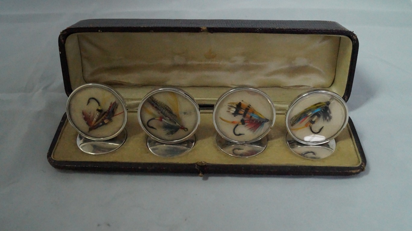 Of angling Interest: a cased set of four