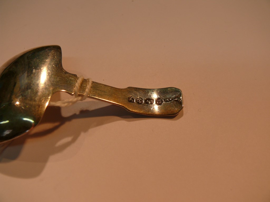 A George IV silver tea caddy spoon, by J - Image 3 of 4