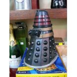 A 1965 Marx Dalek original box. Condition Report: THE BOX
In reasonable condition.  All corners are