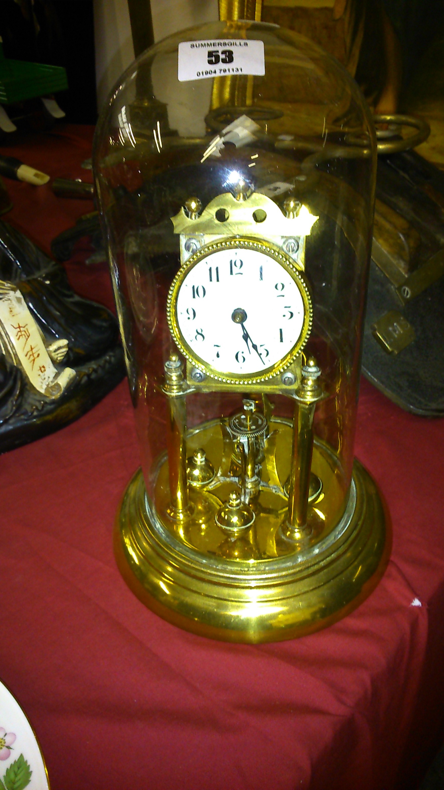 A Brass ball clock