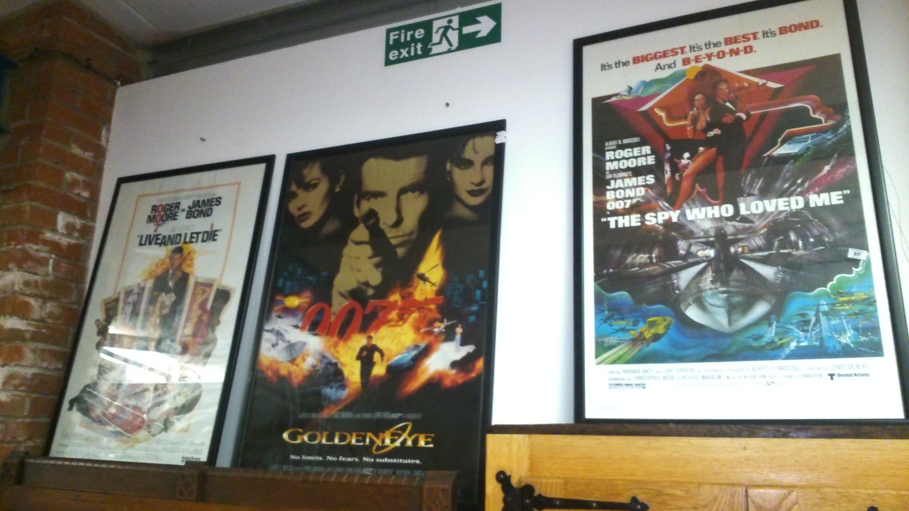 3 x James Bond posters