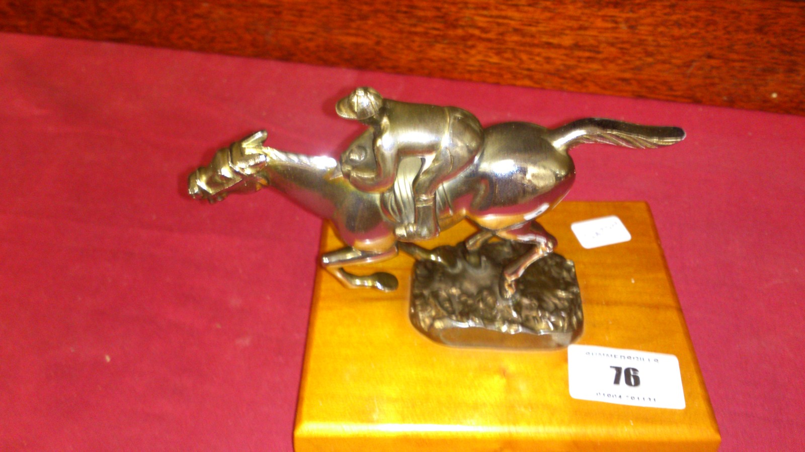 horse and jockey figure