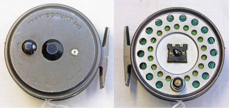 HARDY 3 1/2" THE VISCOUNT 140 ALLOY FLY REEL