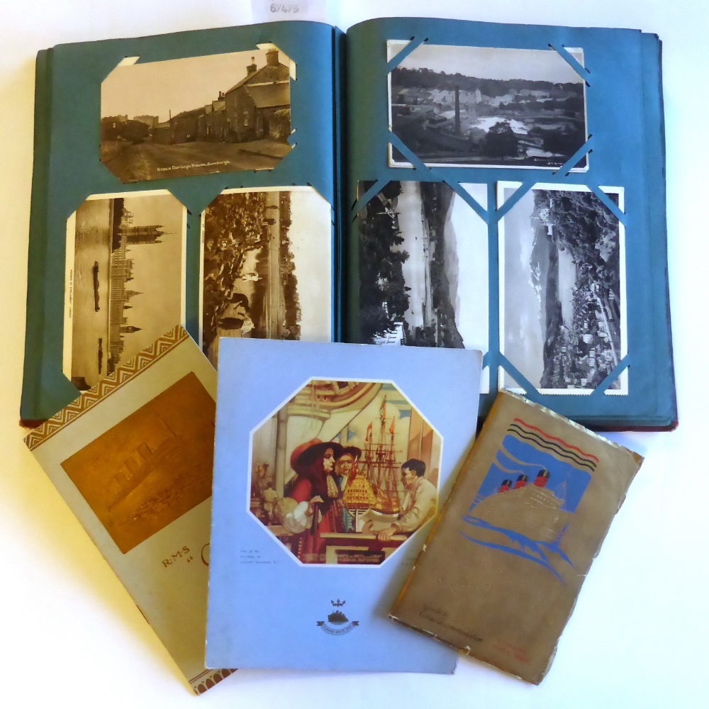 An Album of Mixed Postcards, containing approximately two hundred and forty pre war cards,