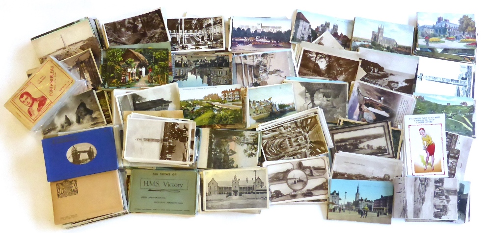 A Box of Mixed Postcards, approximately four hundred mainly pre war cards, including topography,