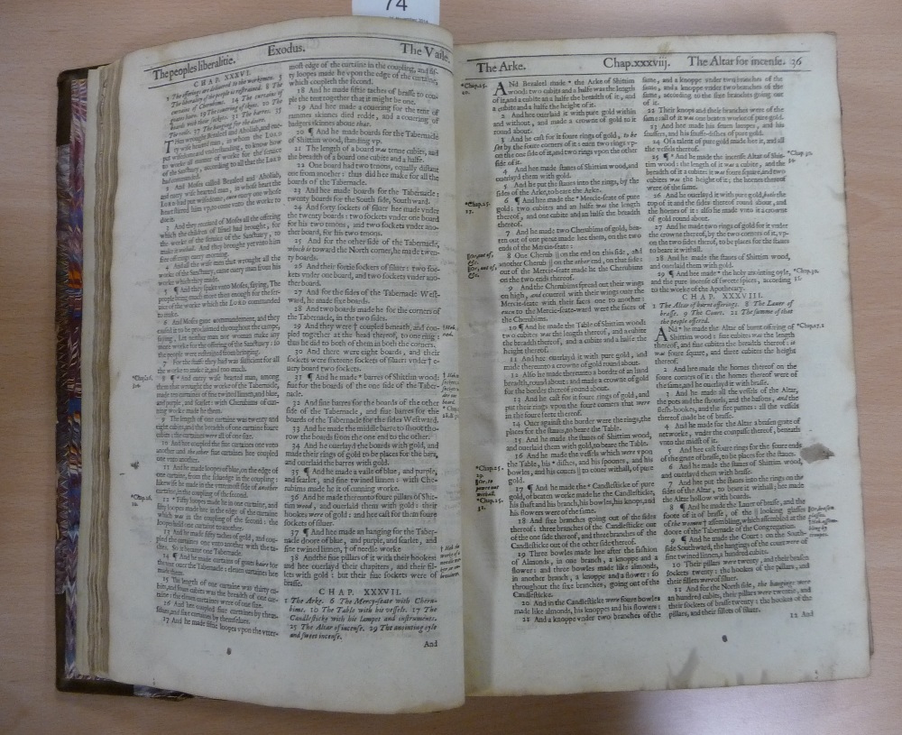 Holy Bible The Holy Bible, Conteyning the Old Testament and the New, Newlie Translated out of ye - Image 5 of 8