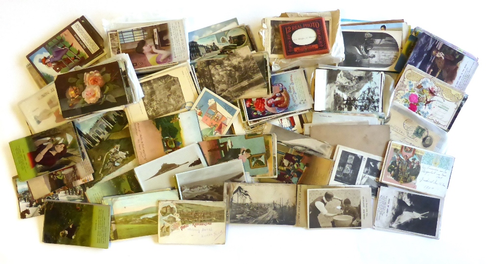 A Box of Mixed Postcards, approximately five hundred mainly pre war cards, including topography,