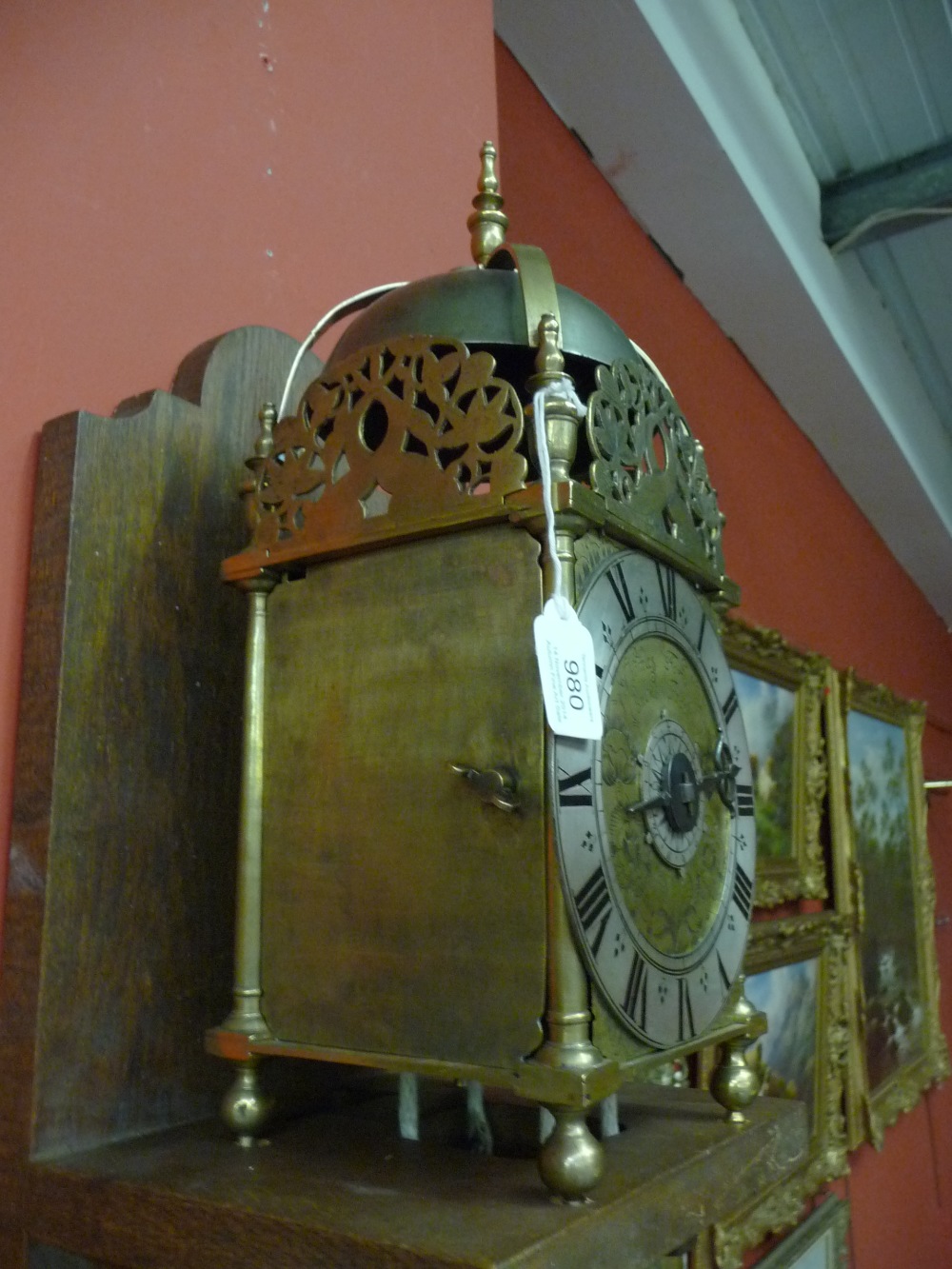 A Fine and Rare Brass Striking Lantern Clock, signed Thomas Ford, Bucks, Fecit, late 17th century, - Image 7 of 14