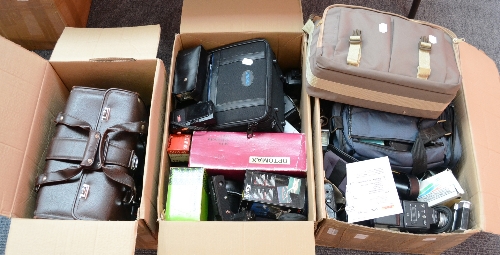 Various 35mm Camera Lenses including Canon 100-200mm, Vivitar 80-200mm, Mitakon 80-200mm, Tokina