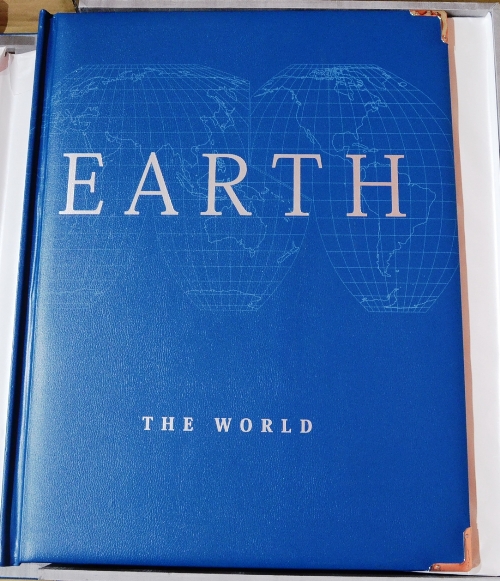 Earth Blue Edition Atlas, Published By Millennium House (Sydney) with Foreword by David Bellamy,