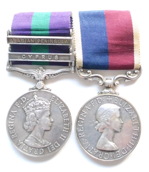 An Elizabeth II RAF Long Service Pair, awarded to D1920758 SGT.M.J.ROE. R.A.F., comprising General