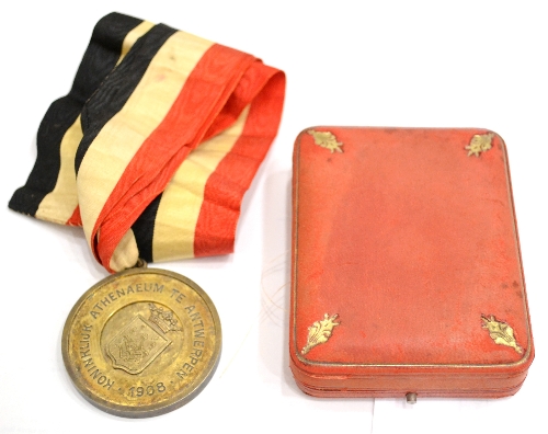 A First World War Belgian Gallantry Group of Four Medals, comprising British Military Medal (un- - Image 2 of 2