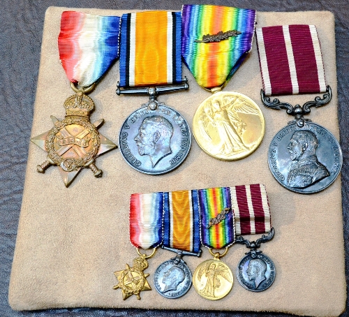 A First World War MSM Group of Four Medals, awarded to 02548 SJT.F.J.REEVES. A.O.C., comprising