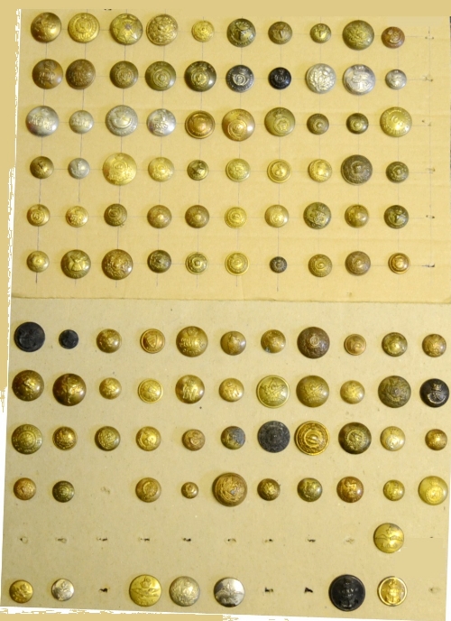 A Collection of One Hundred and Eleven Canadian Army and Air Force Buttons, mainly First/Second