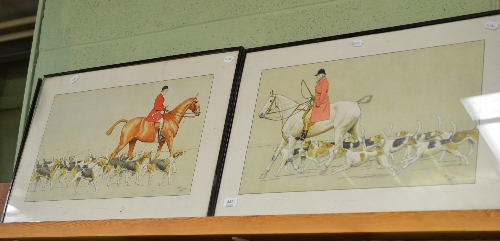 After Cecil Aldin ``The Old School`` and ``The New School``, signed prints (a pair)