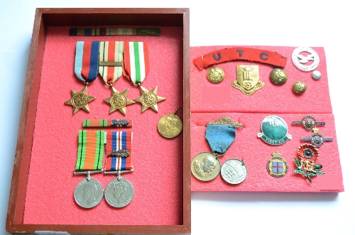 A Second World War Group of Five Medals, comprising 1939-45 Star, Africa Star with 1ST ARMY clasp,