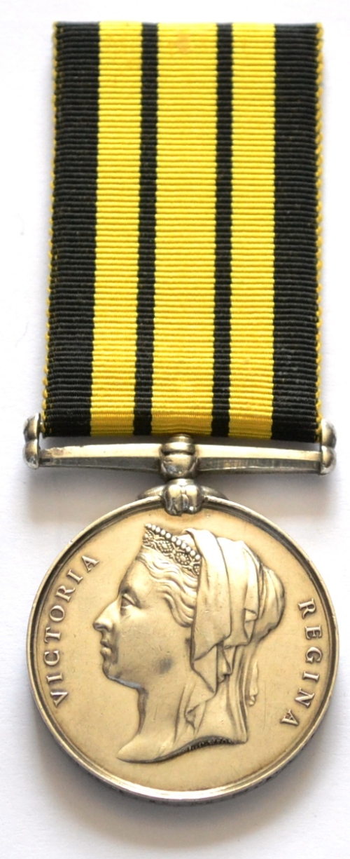 An Ashantee Medal 1874, awarded to W.CARDEN, ORD, H.M.S.TAMAR, 73-74, sold together with research