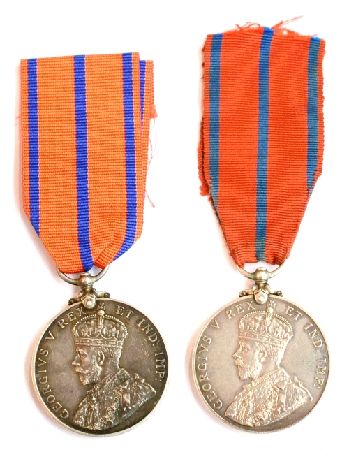 Two Coronation (Police) Medals 1911, one to the Metropolitan Police awarded to P.C. W.MEALING, the