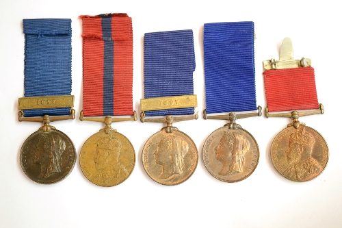 A Jubilee (Police) Medal 1887, with 1897 clasp, and a Coronation (Police) Medal 1902, to PC.S.