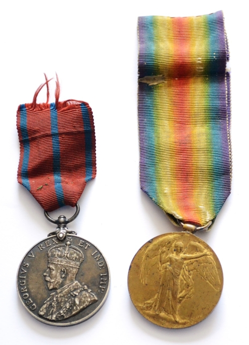 A Coronation (Police) Medal, 1911, to the Royal Irish Constabulary, un-named as issued; a Victory