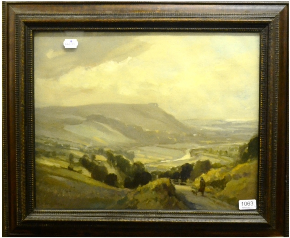 William Redworth (1873-1947) 
"Souvenir of Richmond"
Signed, inscribed verso, pastel, together