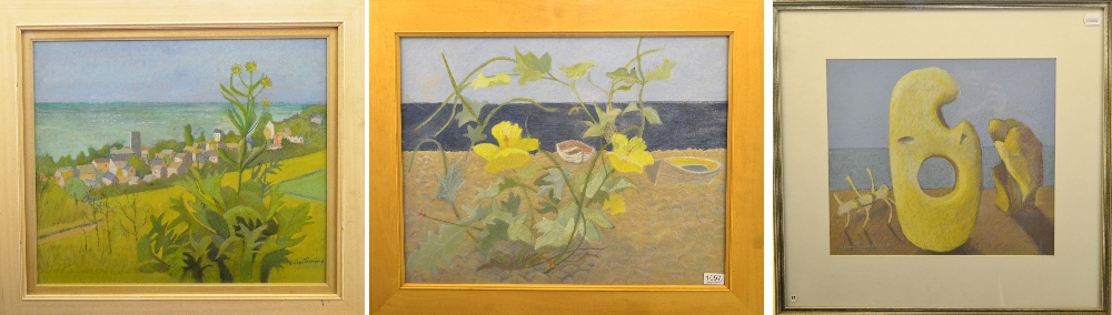 Joan Townshend (1920-2000)
"Charmouth, Dorset"
Signed, pastel, together with two further pastels