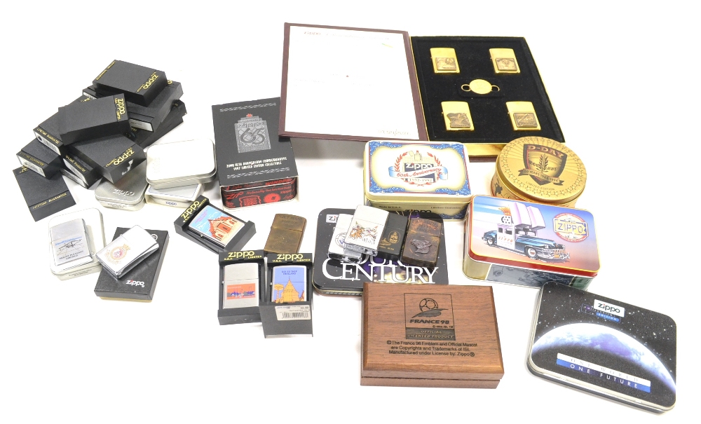 Zippo Lighters A Collection Of Commemorative Issues including World War II Remembrance, D-Day 50