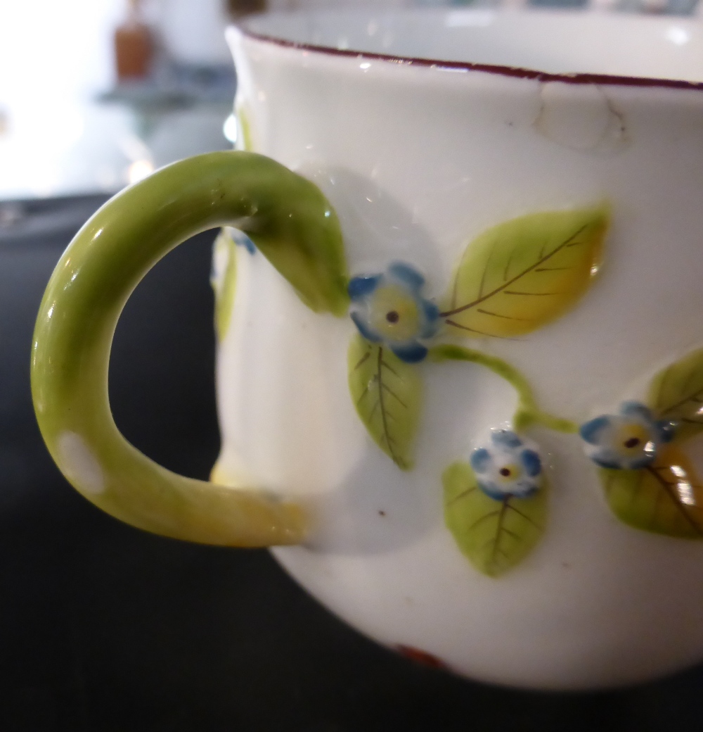 A Pair of Chelsea Porcelain Coffee Cups and Trembleuse Saucers, en suite to the preceding lot See - Image 15 of 22