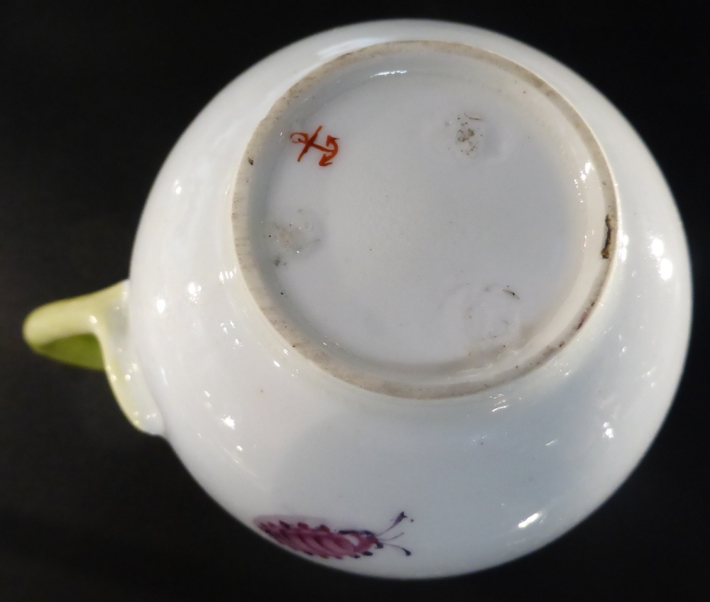 A Pair of Chelsea Porcelain Coffee Cups and Trembleuse Saucers, en suite to the preceding lot See - Image 19 of 22