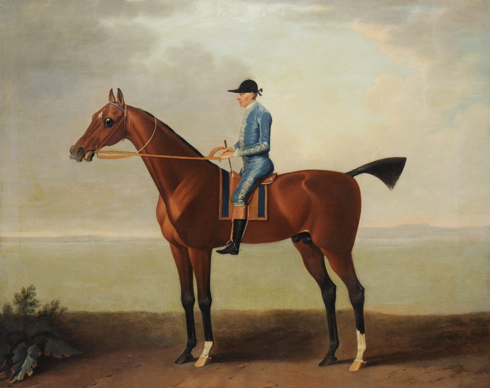 John Wootton (1686-1765) 
"Lady O'Brien's Horse With Footman"
Oil on canvas, 98.5cm by 124cm