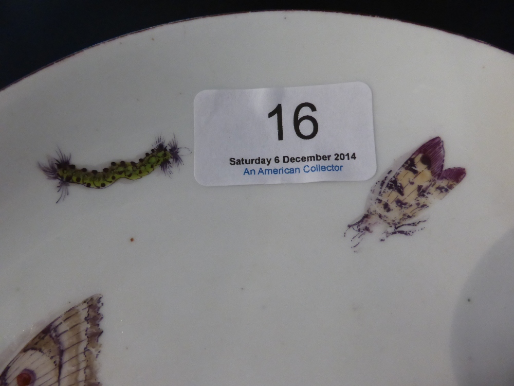 A Chelsea Porcelain Small Saucer Dish, en suite to the preceding lot, 16.5cm diameter See - Image 3 of 8