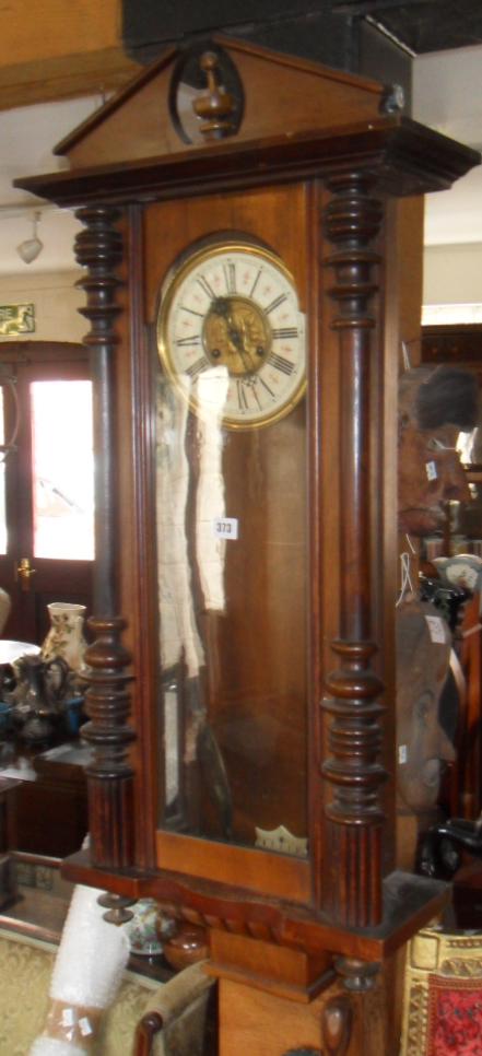 Vienna-type wall clock