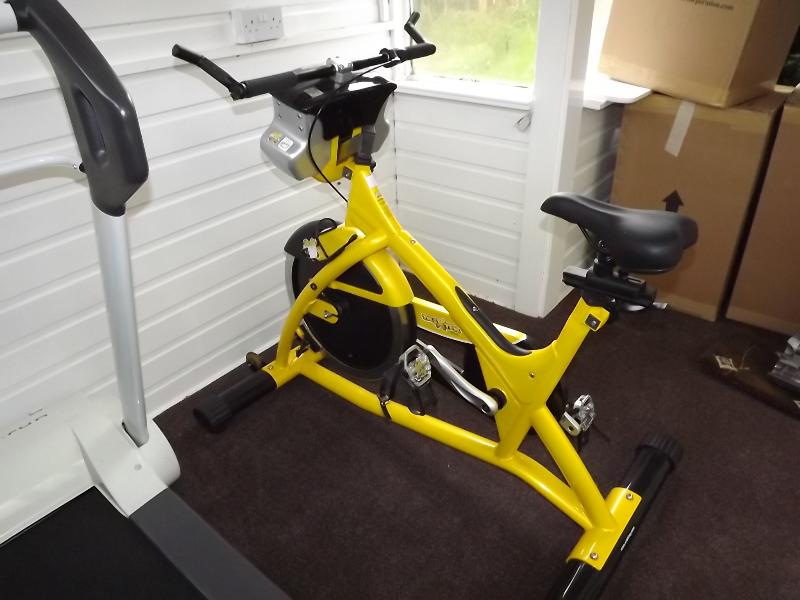 X-Bike, Trixter Enabled spinning bike - a commercial grade total-body studio cycle featuring the