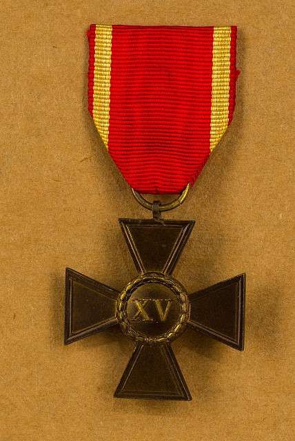 Orden & Ehrenzeichen Deutschland - Baden : Long Service Cross, 2nd Class 15 Years 1907 - 1908