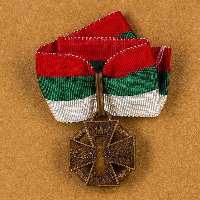 Orden & Ehrenzeichen Deutschland - Anhalt : Campaign Cross for 1813/1815  Unmarked. Bronze medal