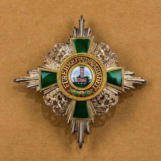 Orden & Ehrenzeichen Deutschland - Baden : Order of Zahringen Lion, Commander's Breast Star  Silver,
