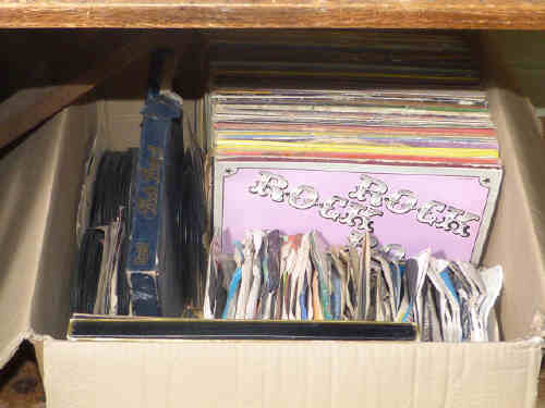 Collection of LP and single records