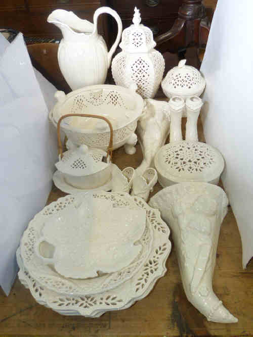 Collection of Royal Creamware fine china wares