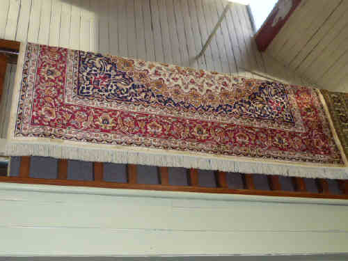 Beige ground Keshan carpet 2.80 x 2.00