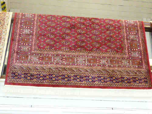 Red Ground Bokhara Carpet 2.30 x 1.60