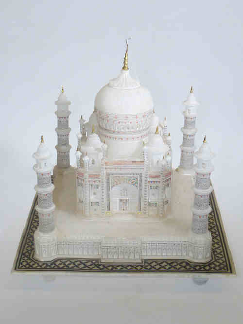 Alabaster model of the Taj Mahal
