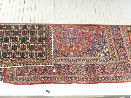 Red ground Kashan carpet 3.00 x 2.00