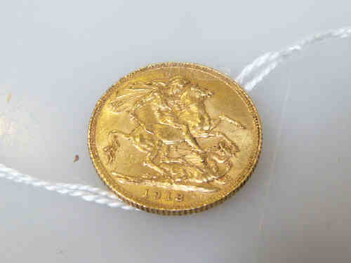 George V full sovereign, 1913