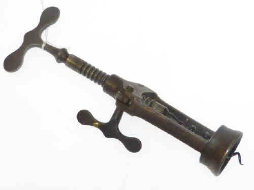 19th Century London double action rack corkscrew