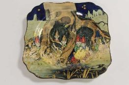 A Royal Doulton fairyland gnome cabinet plate, width 20 cm.   CONDITION REPORT:  Good condition,