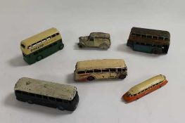 A collection of Meccano Dinky diecast vehicles to include:No.28e Delivery Van "Firestone Tyres";
