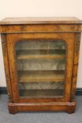 A Victorian walnut ormolu mounted pier cabinet, width 84 cm.   CONDITION REPORT:  Good condition.