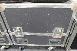 Four reinforced flight cases. (4)   CONDITION REPORT:  Used condition.