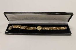 A 9ct gold Ca' D'oro lady's wrist watch, 27g.   CONDITION REPORT:  Good condition